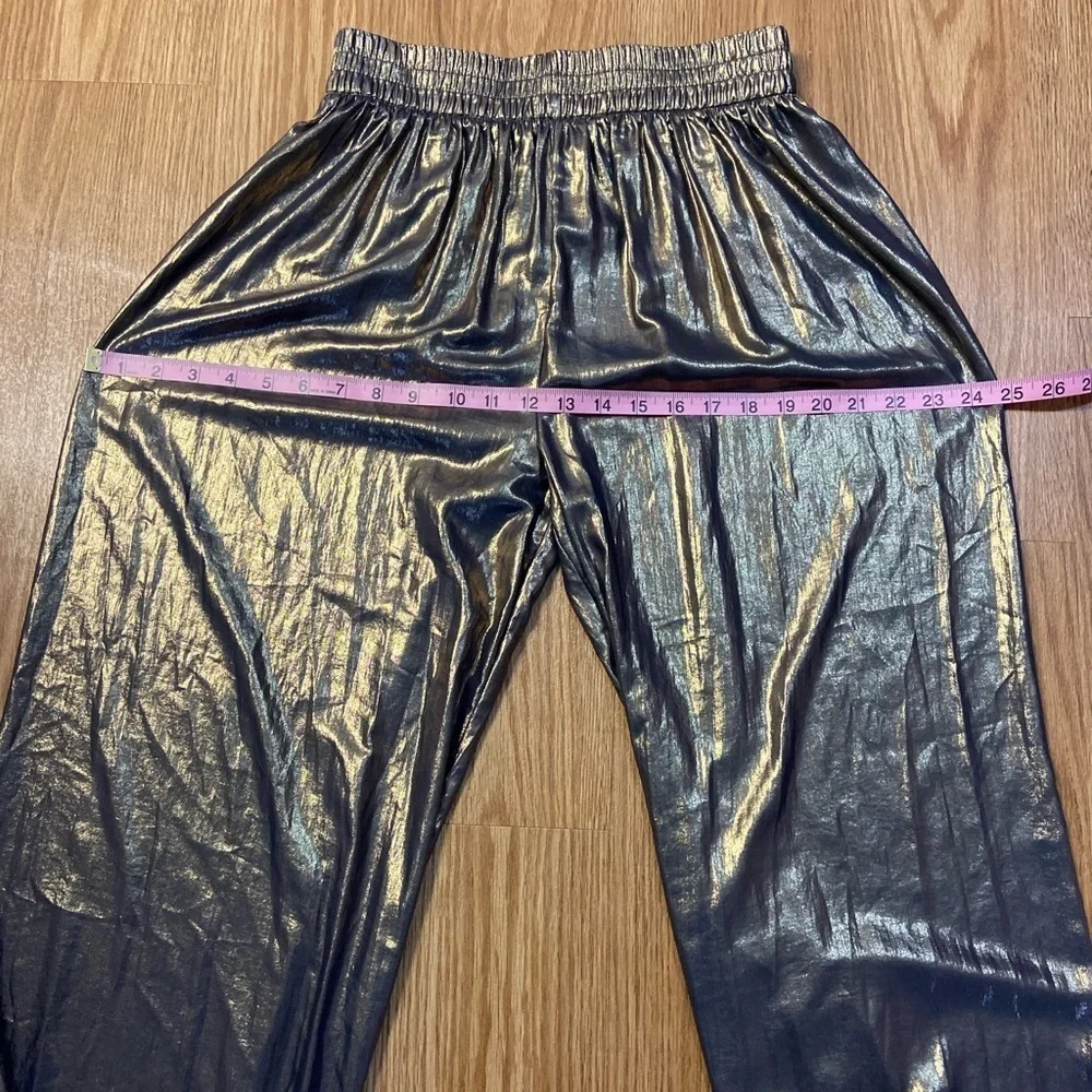 ZARA metallic ballon joggers style pants